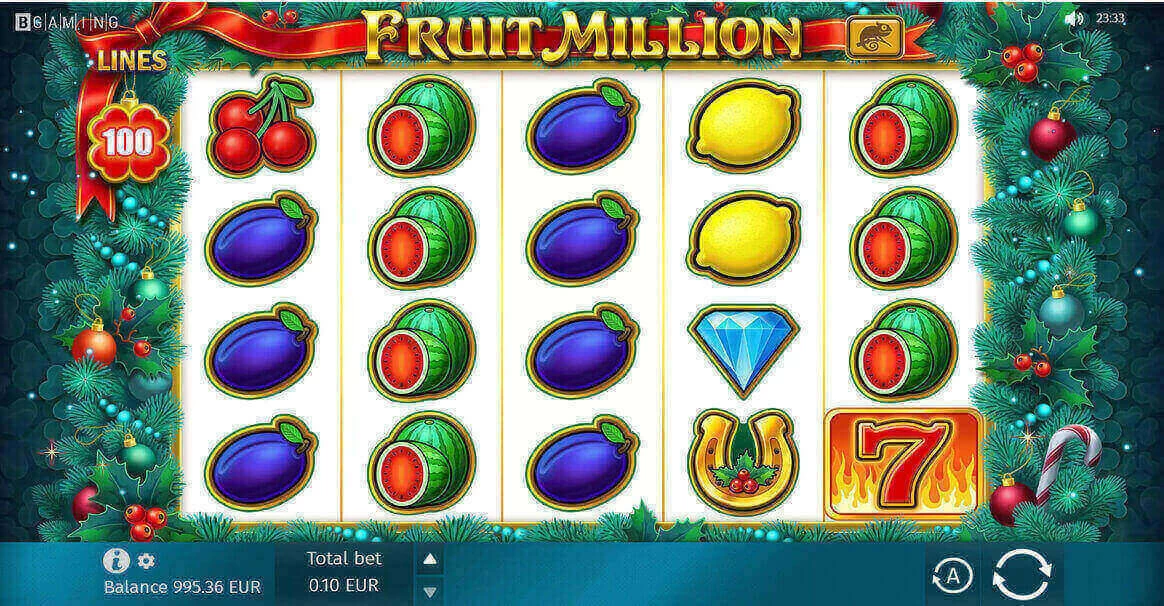 Fruit Million Xmas Review