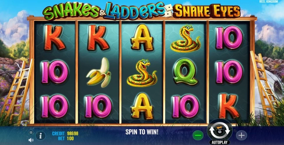 Snakes & Ladders Snake Eyes pokie online - play pokies for free & real money 744