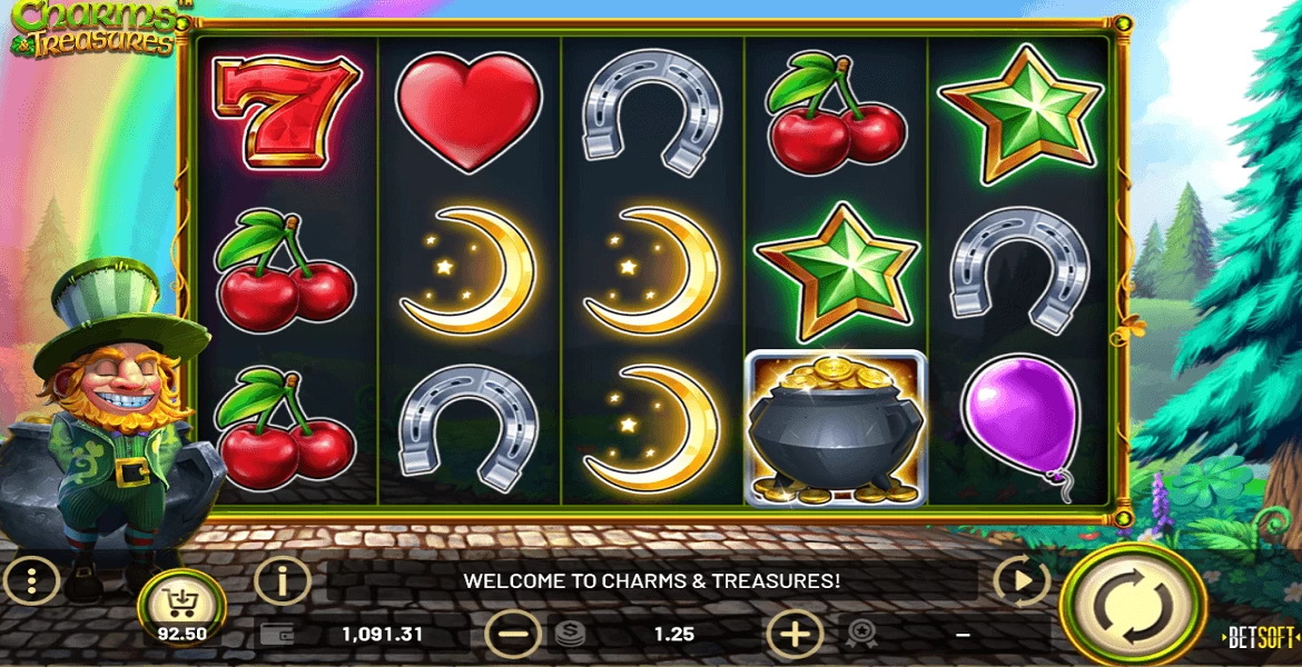 Play in Charms & Treasures by Betsoft for free now | SmartPokies